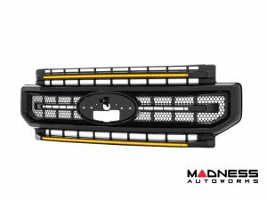 Ford Super Duty LED Grille - XBG Series - Morimoto - Black - Amber DRL Ford Super Duty LED Grille - XBG Series - Morimoto - Black - Amber DRL